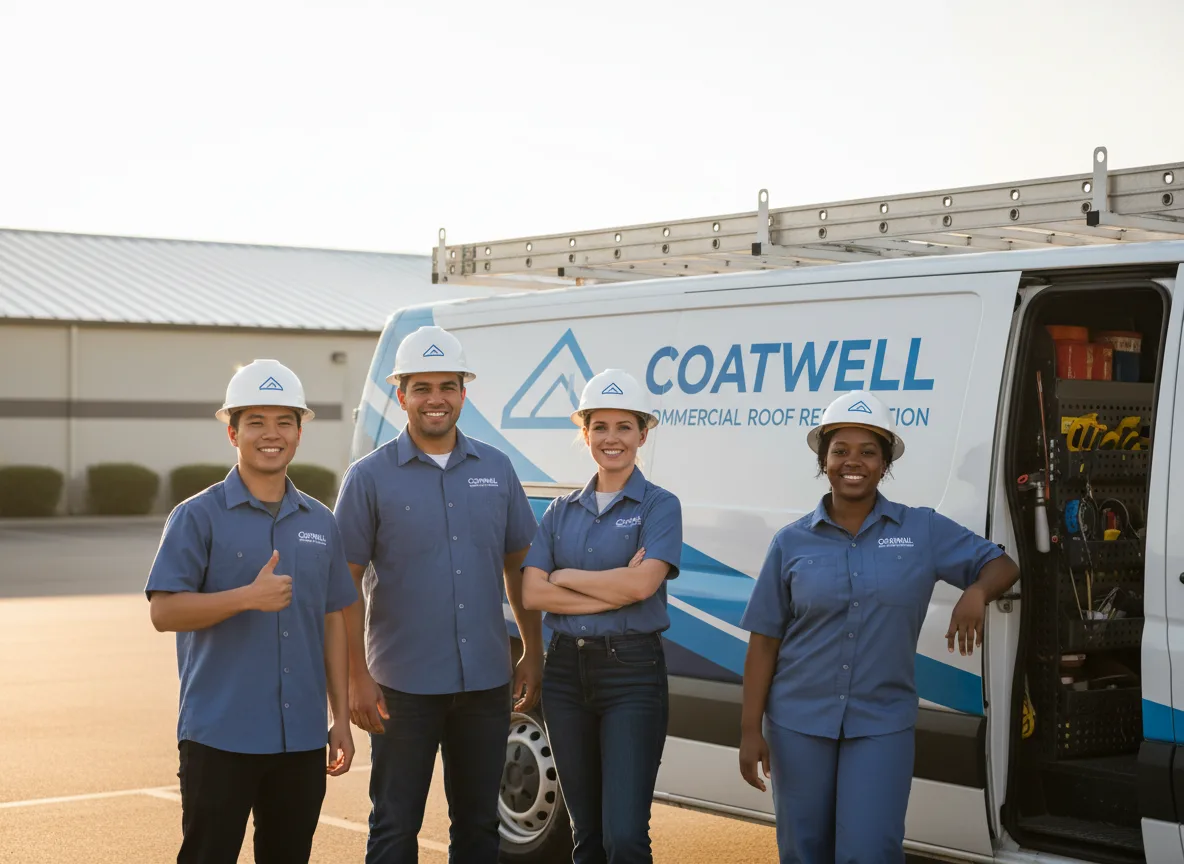 Commercial roof coating company in Langsville, OH